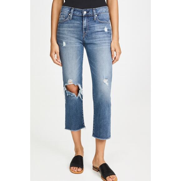 AG Adriano Goldschmied The Tomboy Relaxed Straight Crop Jeans - Picture 1 of 10